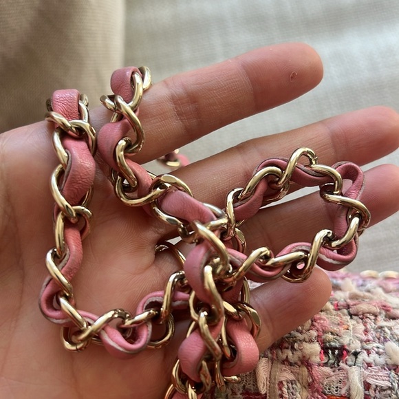 Chanel Pink Tweed Mini Flap - Picture 3 of 6